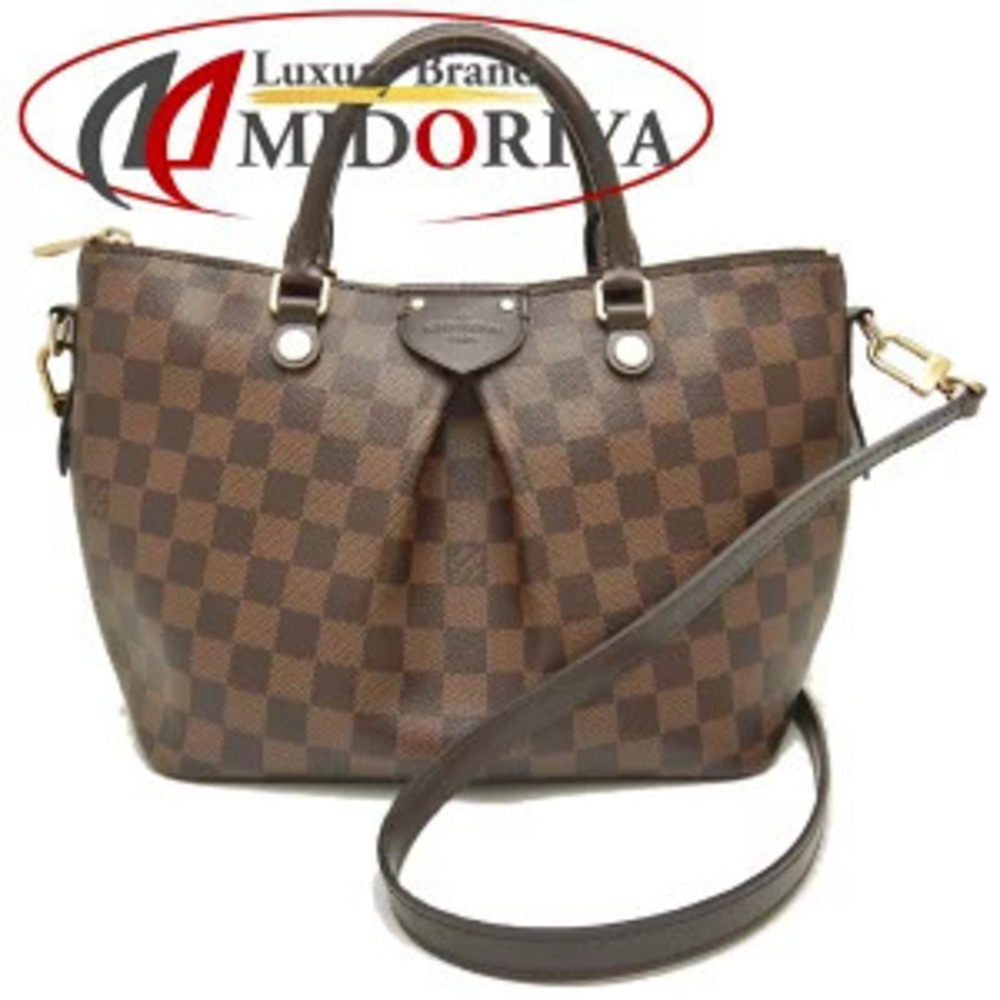 LOUIS VUITTON Damier Siena Handbag Ebene